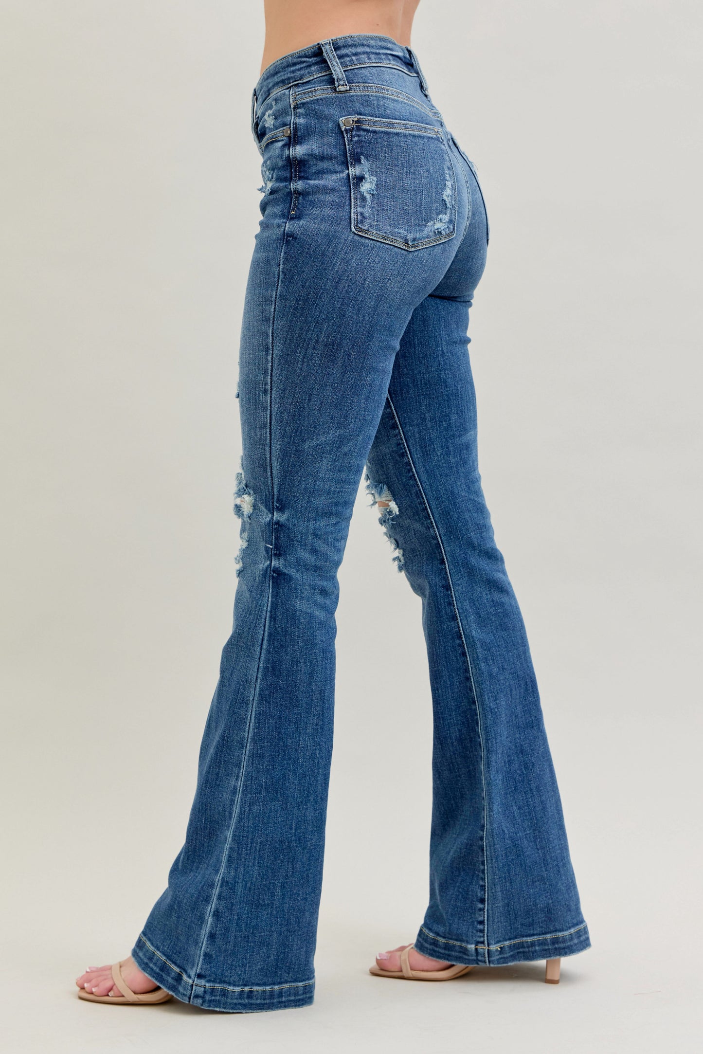 Judy Blue 5 Button Trouser Flare