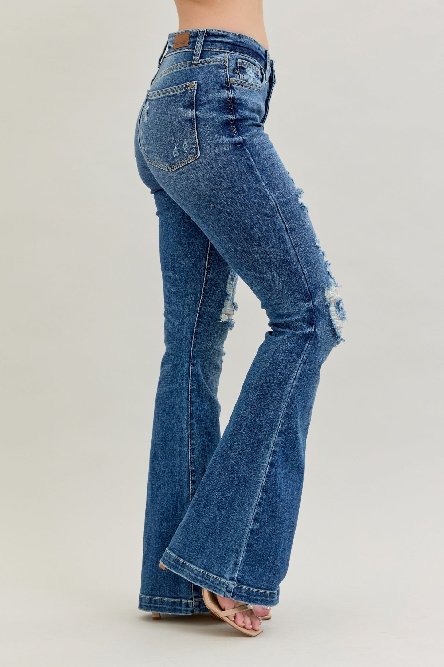 Judy Blue 5 Button Trouser Flare