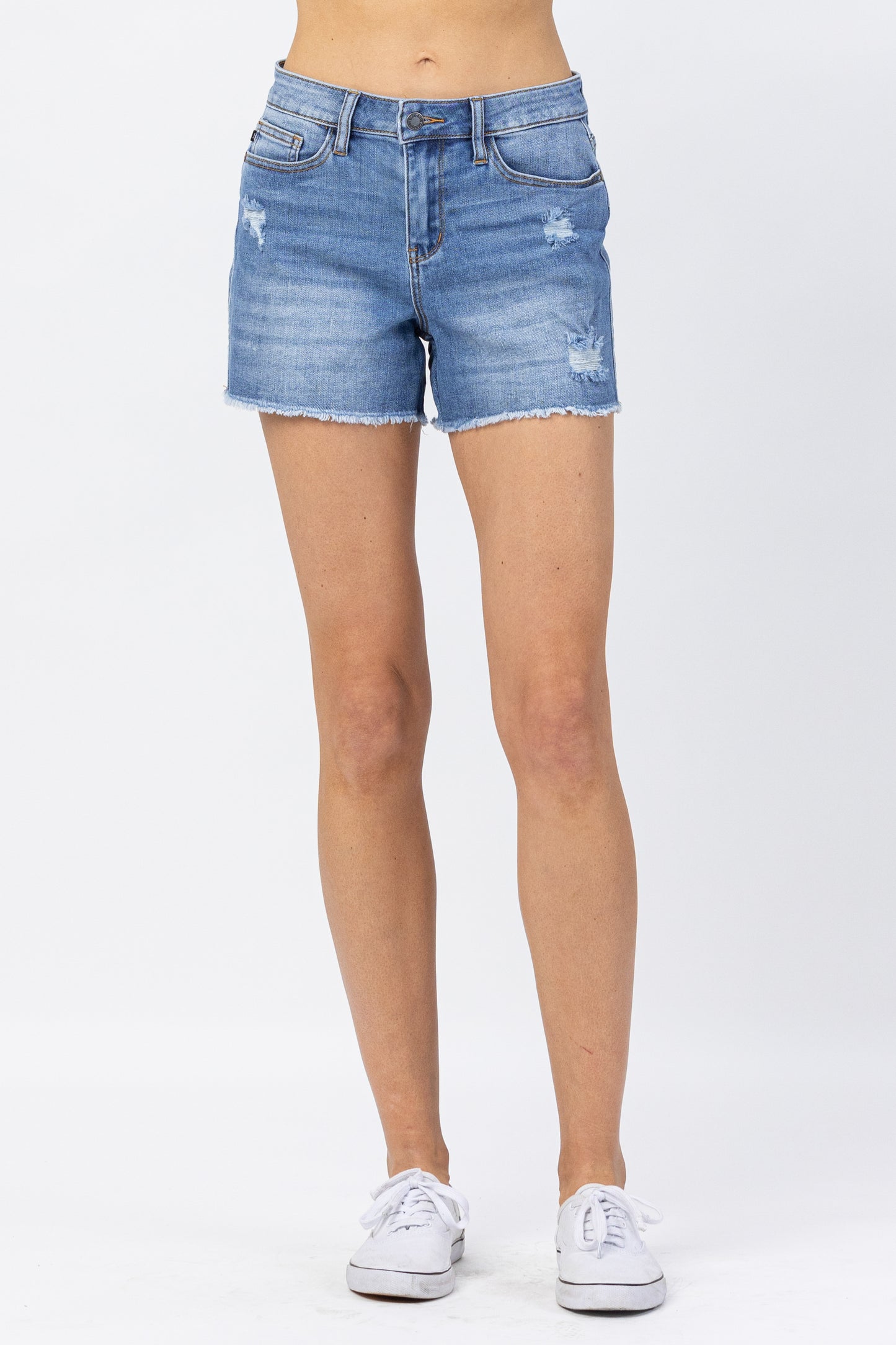 Judy Blue Distressed Shorts