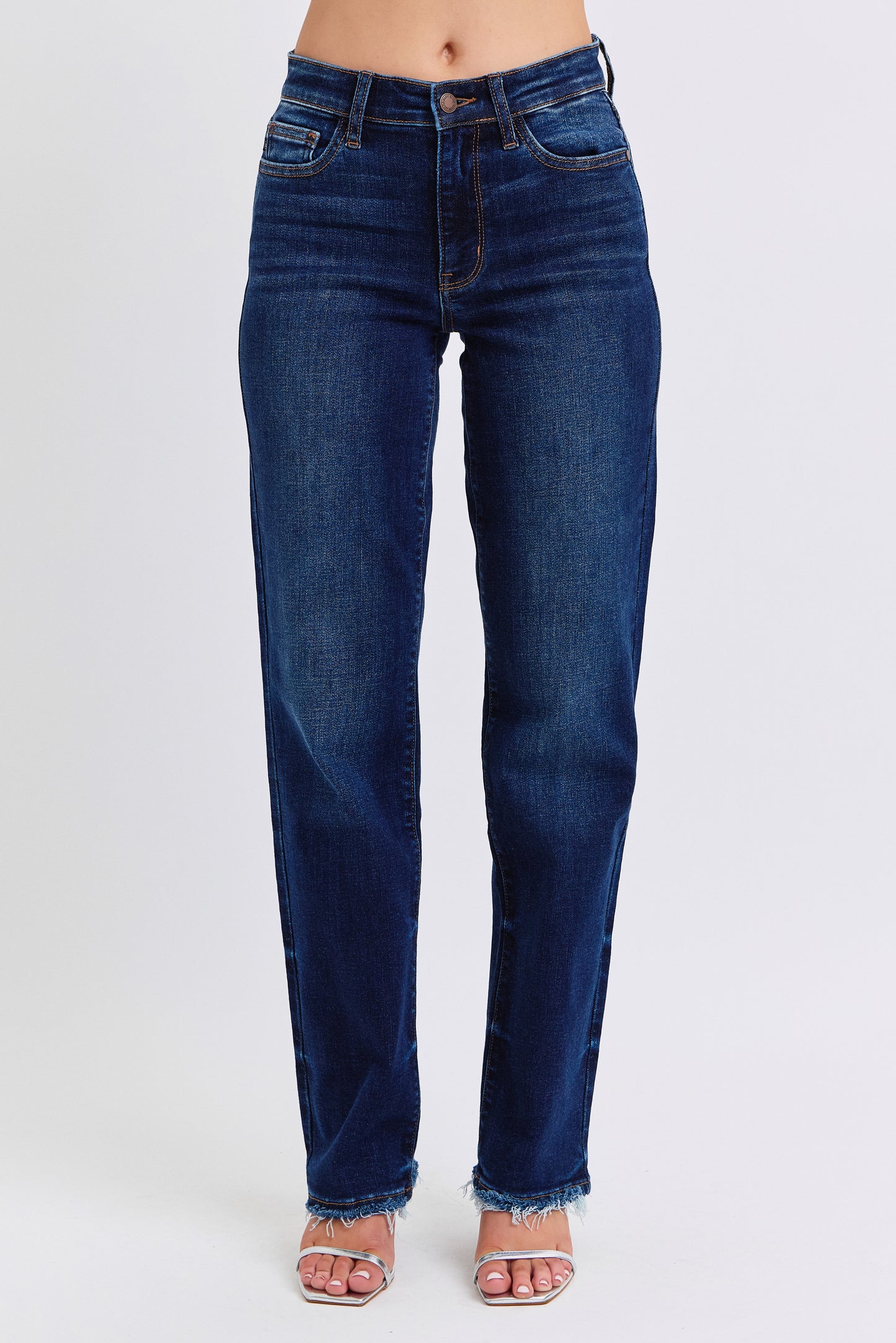 Judy Blue Frey Hem Straight