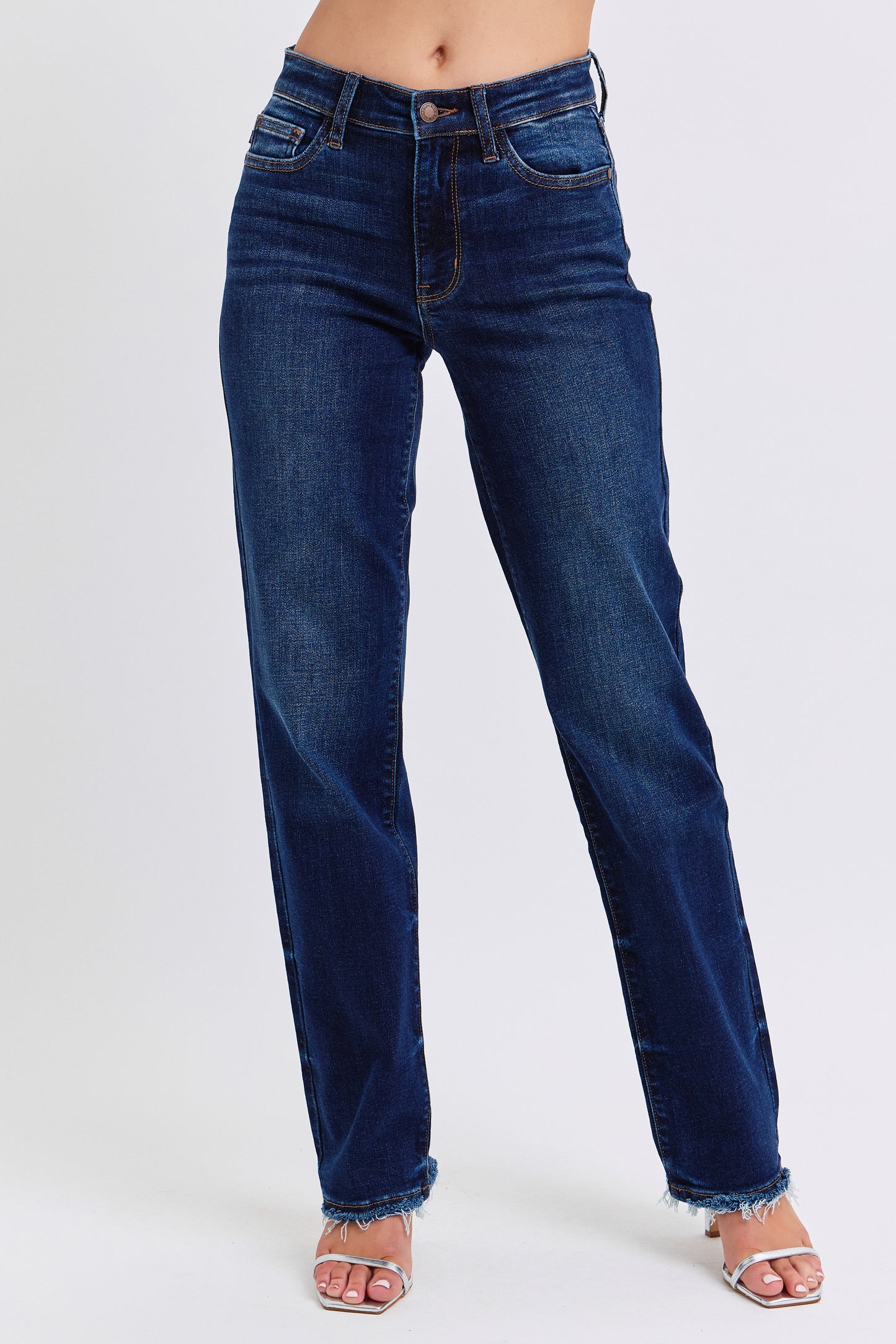 Judy Blue Frey Hem Straight