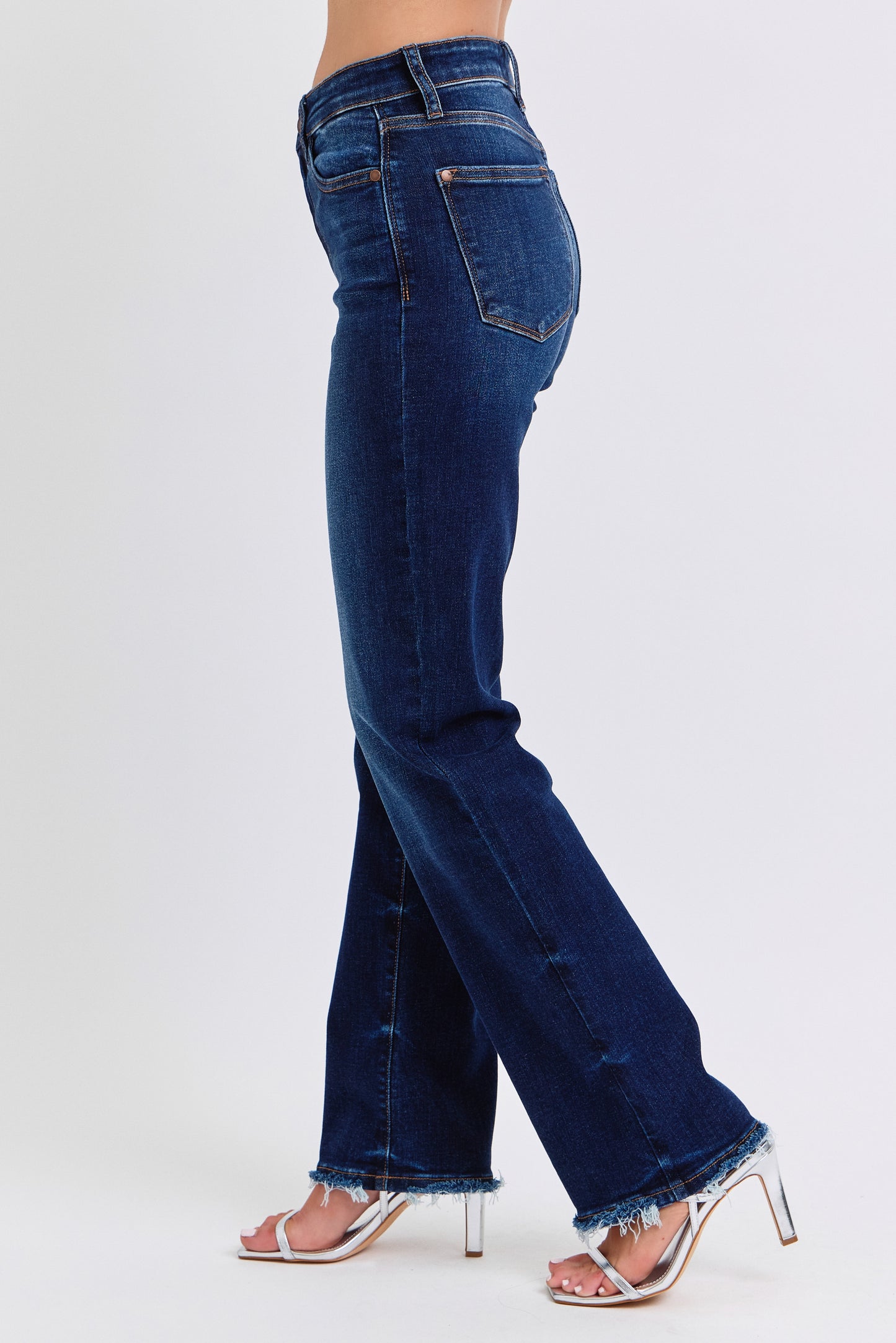 Judy Blue Frey Hem Straight
