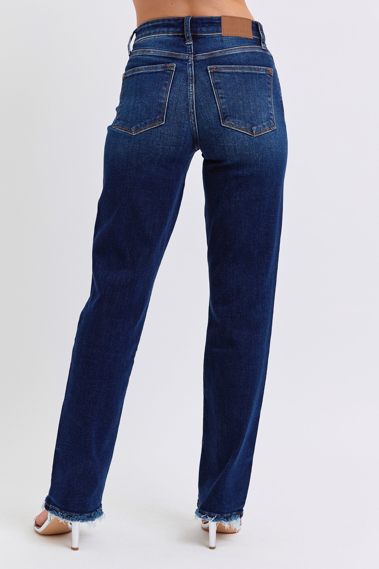 Judy Blue Frey Hem Straight