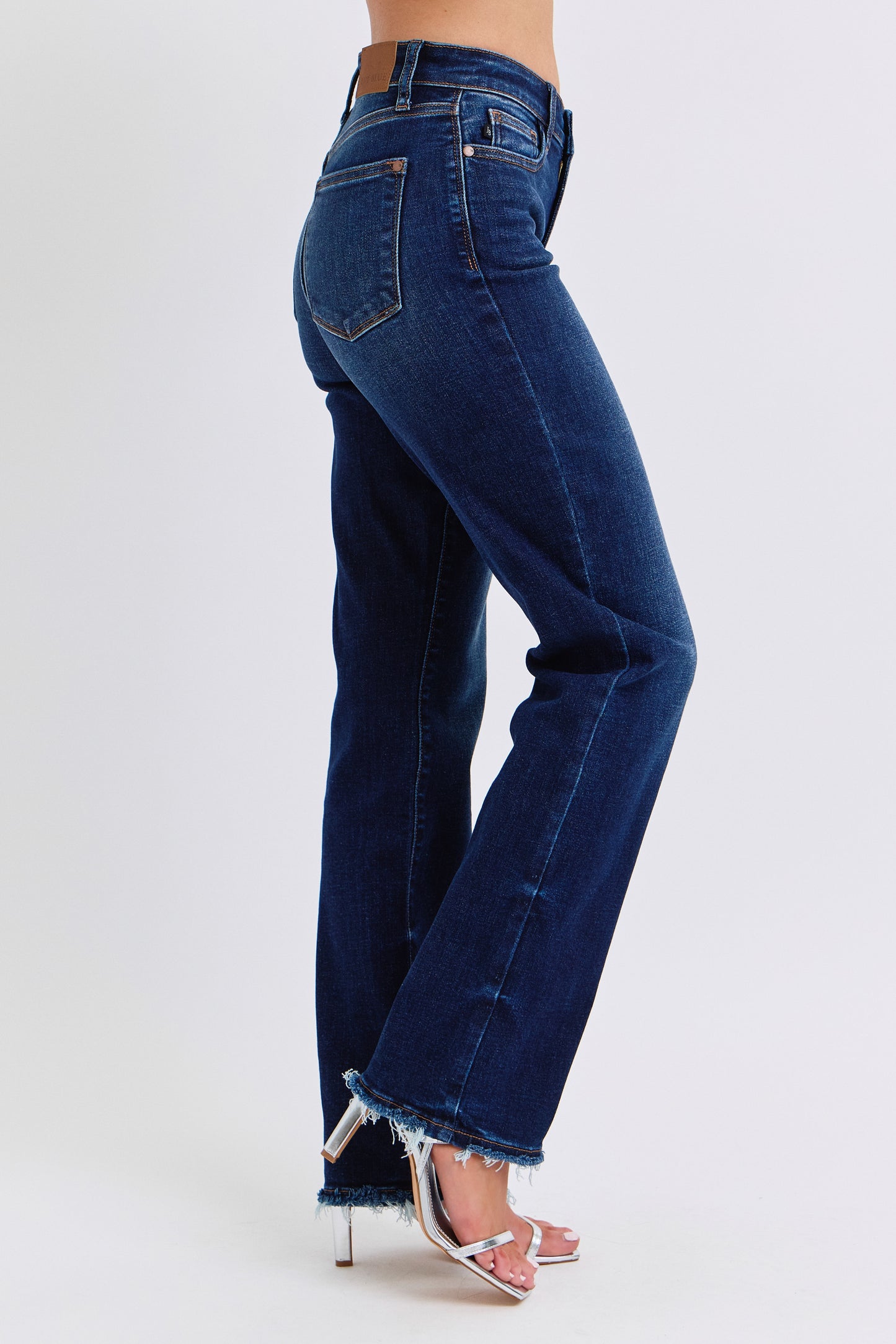 Judy Blue Frey Hem Straight