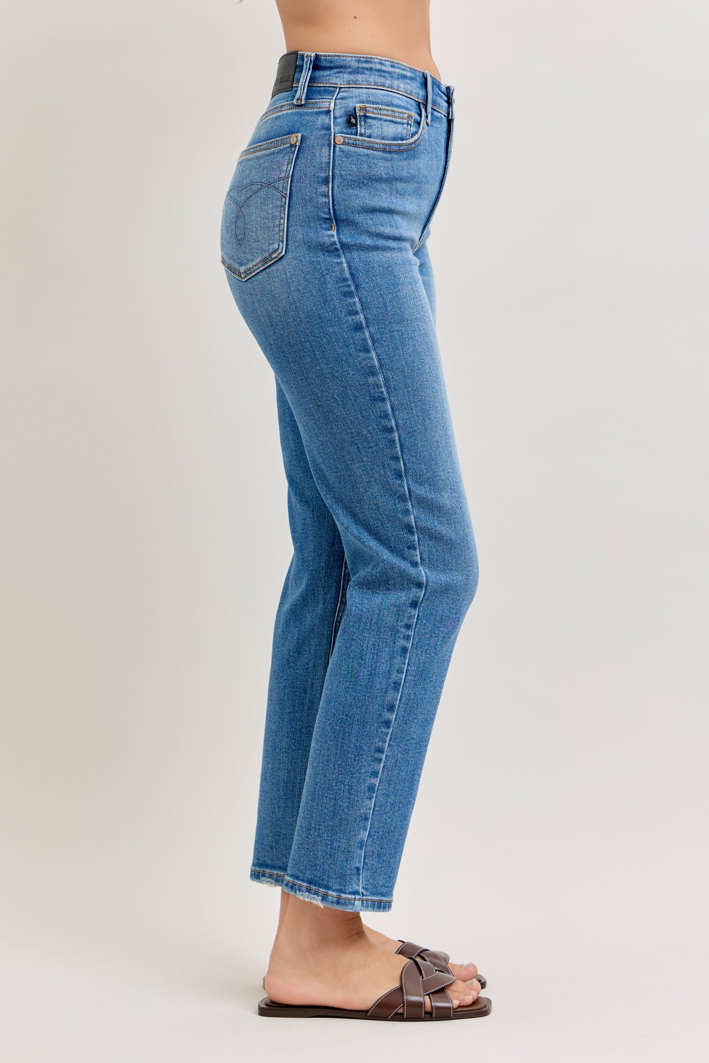 Judy Blue Ankle Straight Jean