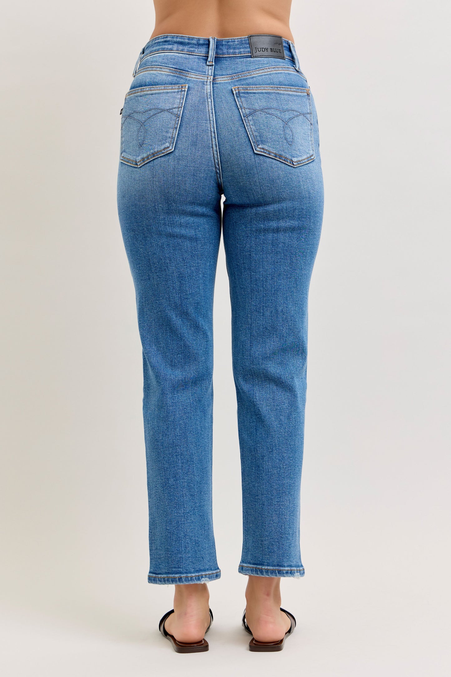 Judy Blue Ankle Straight Jean