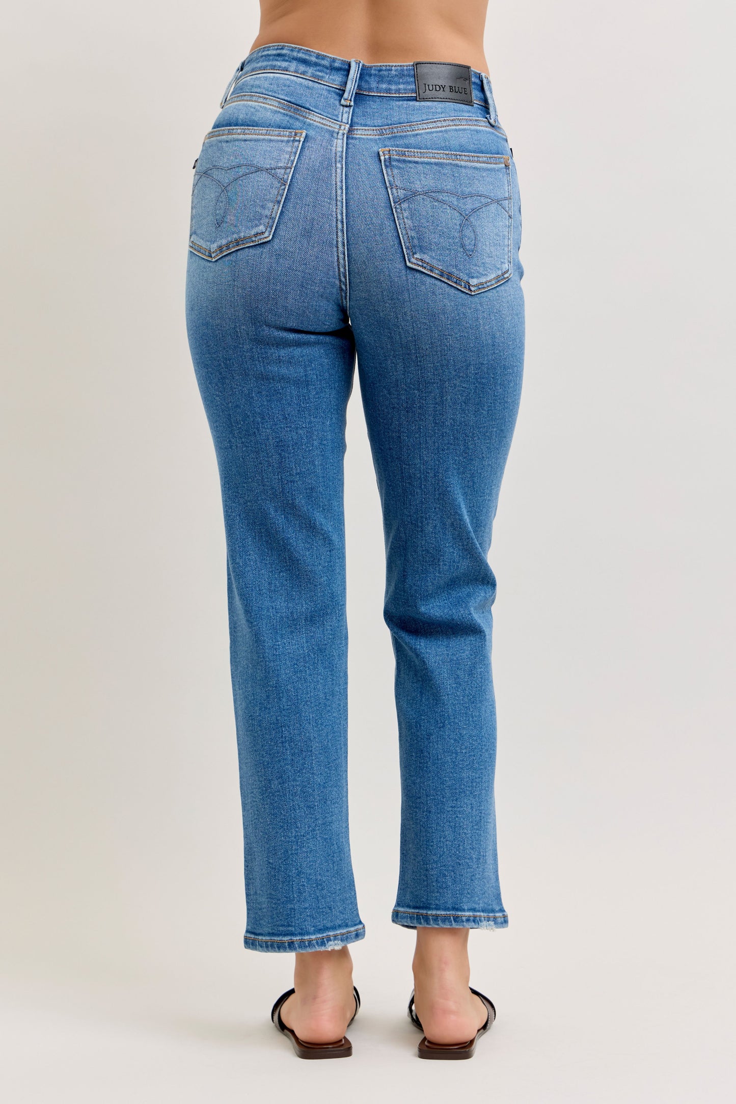 Judy Blue Ankle Straight Jean