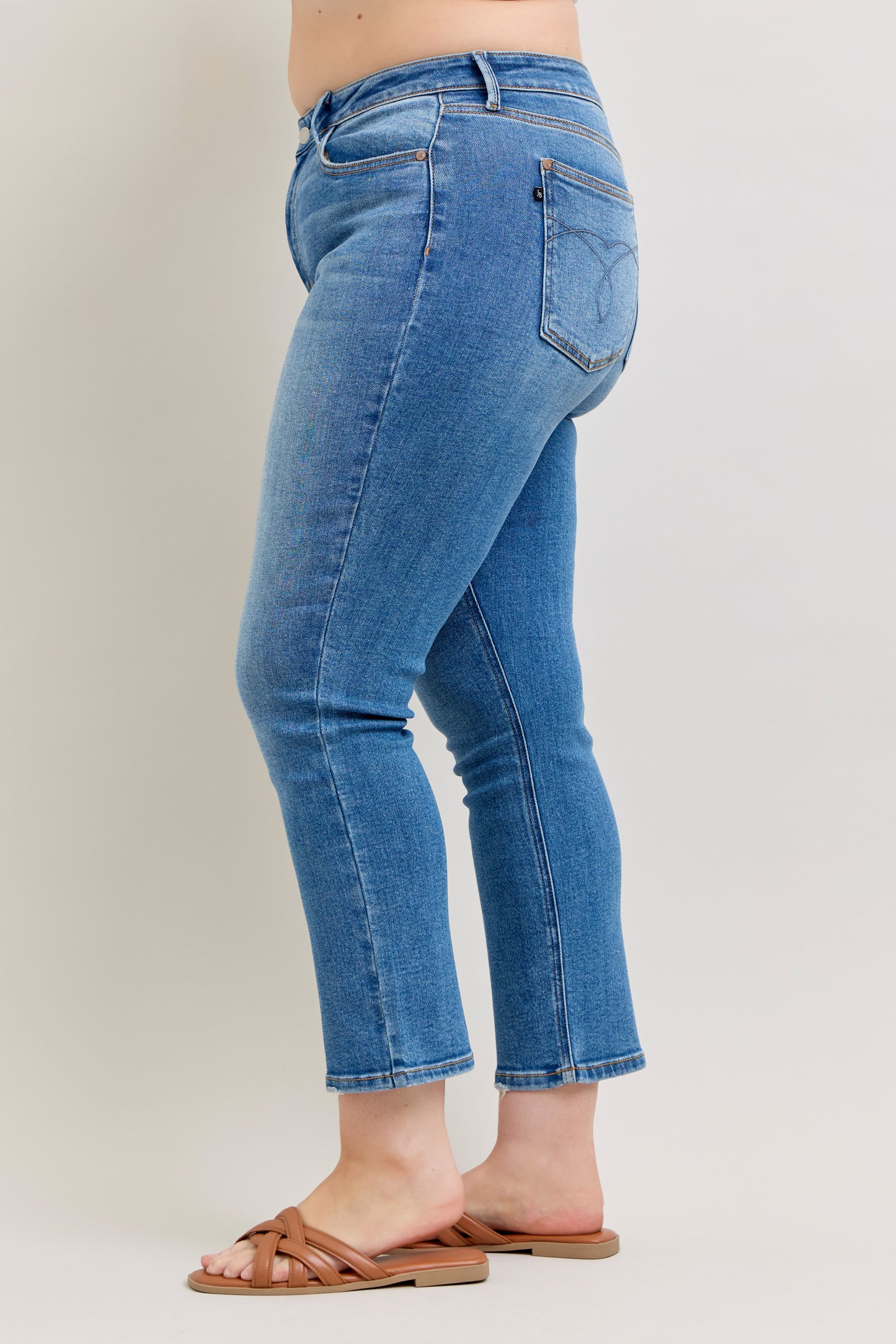 Judy Blue Ankle Straight-PLUS