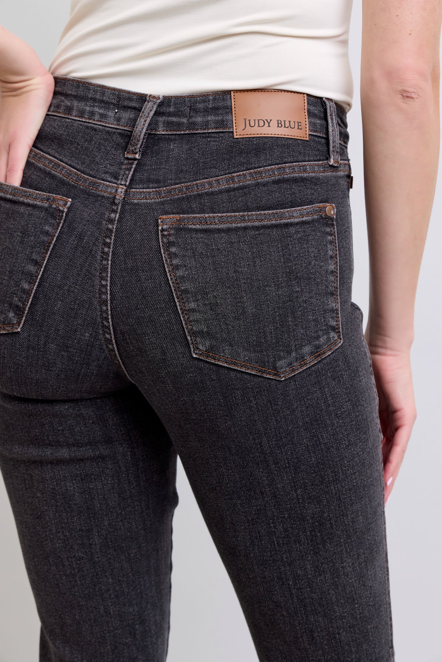 Judy Blue Black Tummy Control Slim Fit Jean