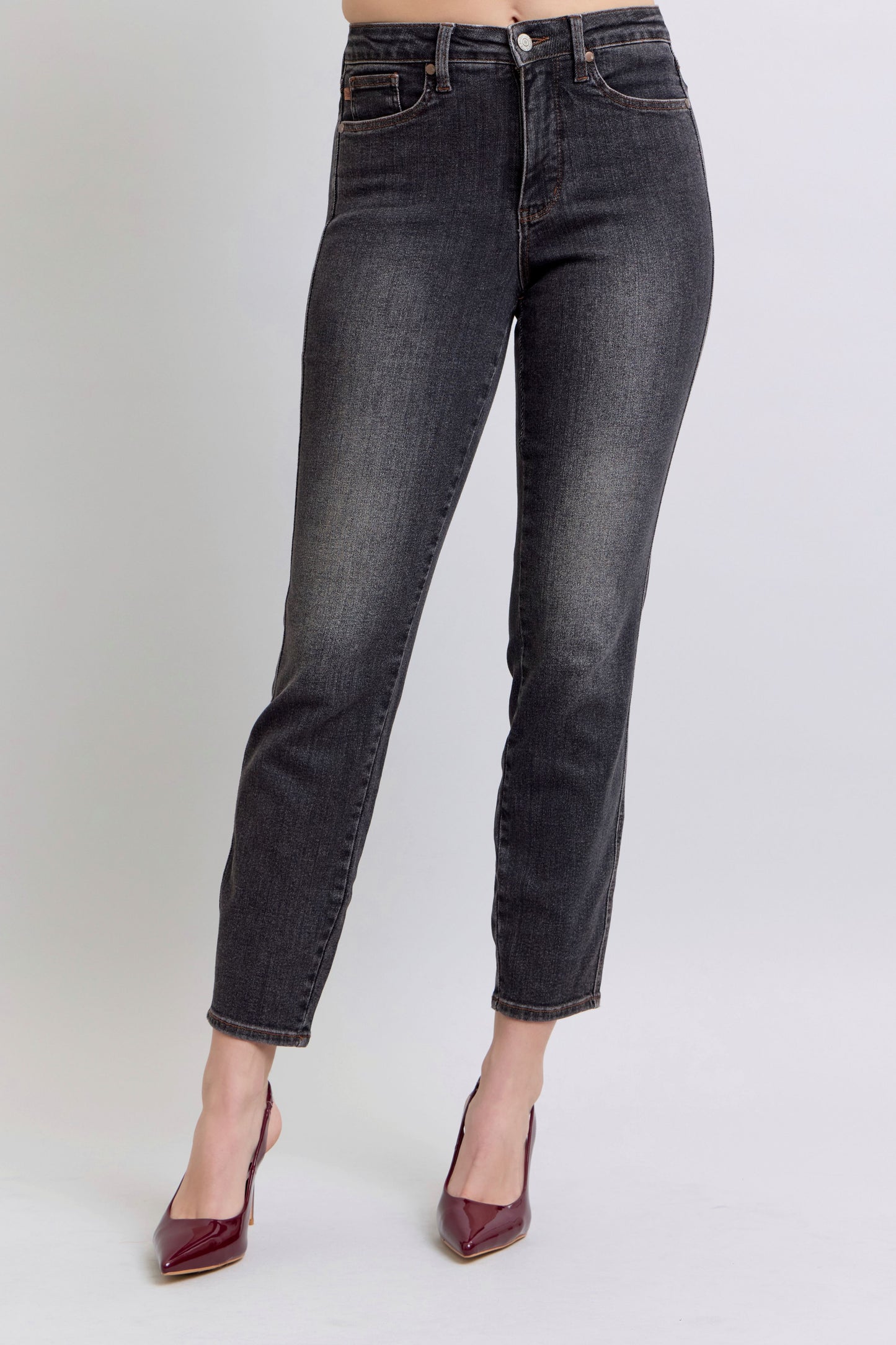 Judy Blue Black Tummy Control Slim Fit Jean