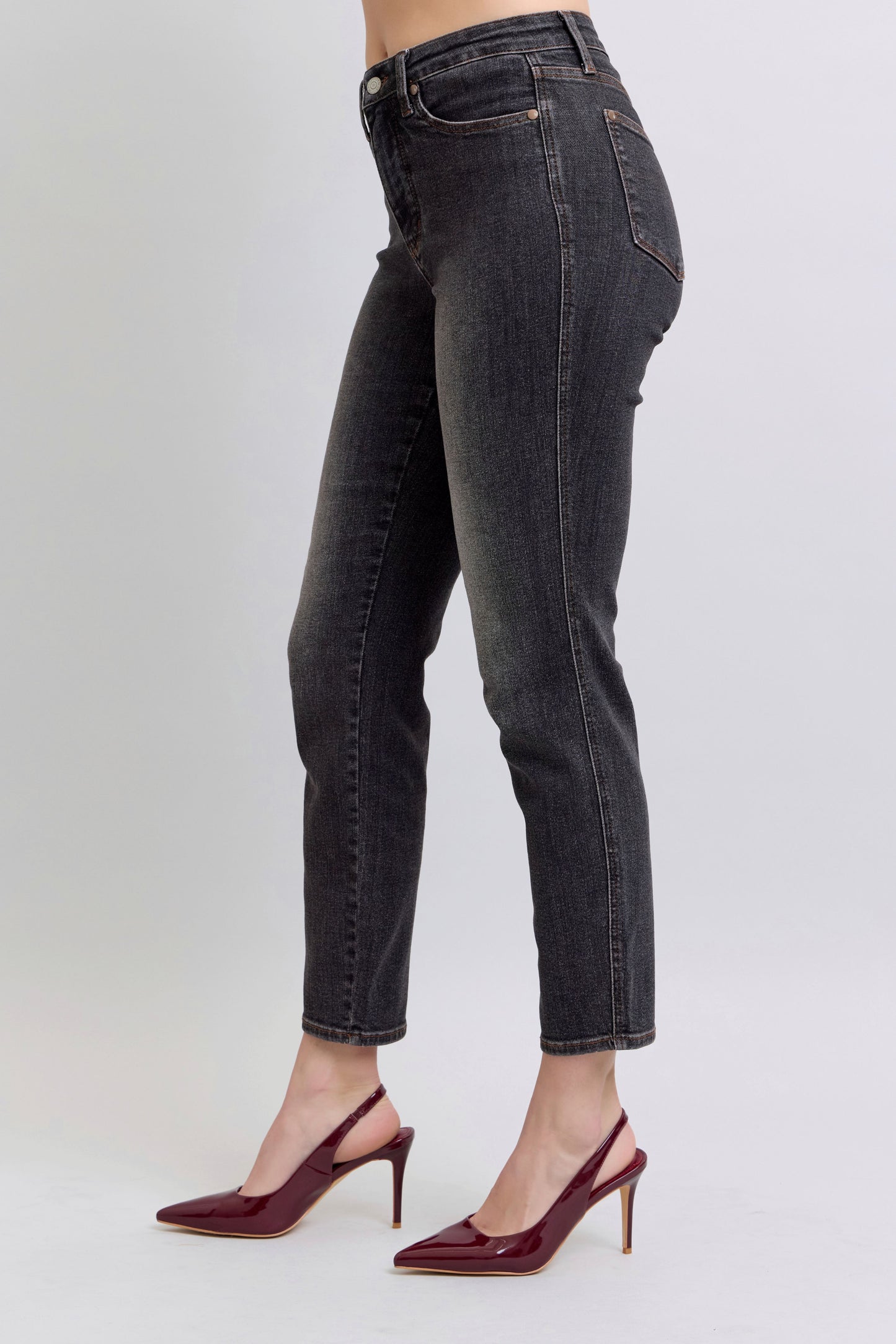 Judy Blue Black Tummy Control Slim Fit Jean