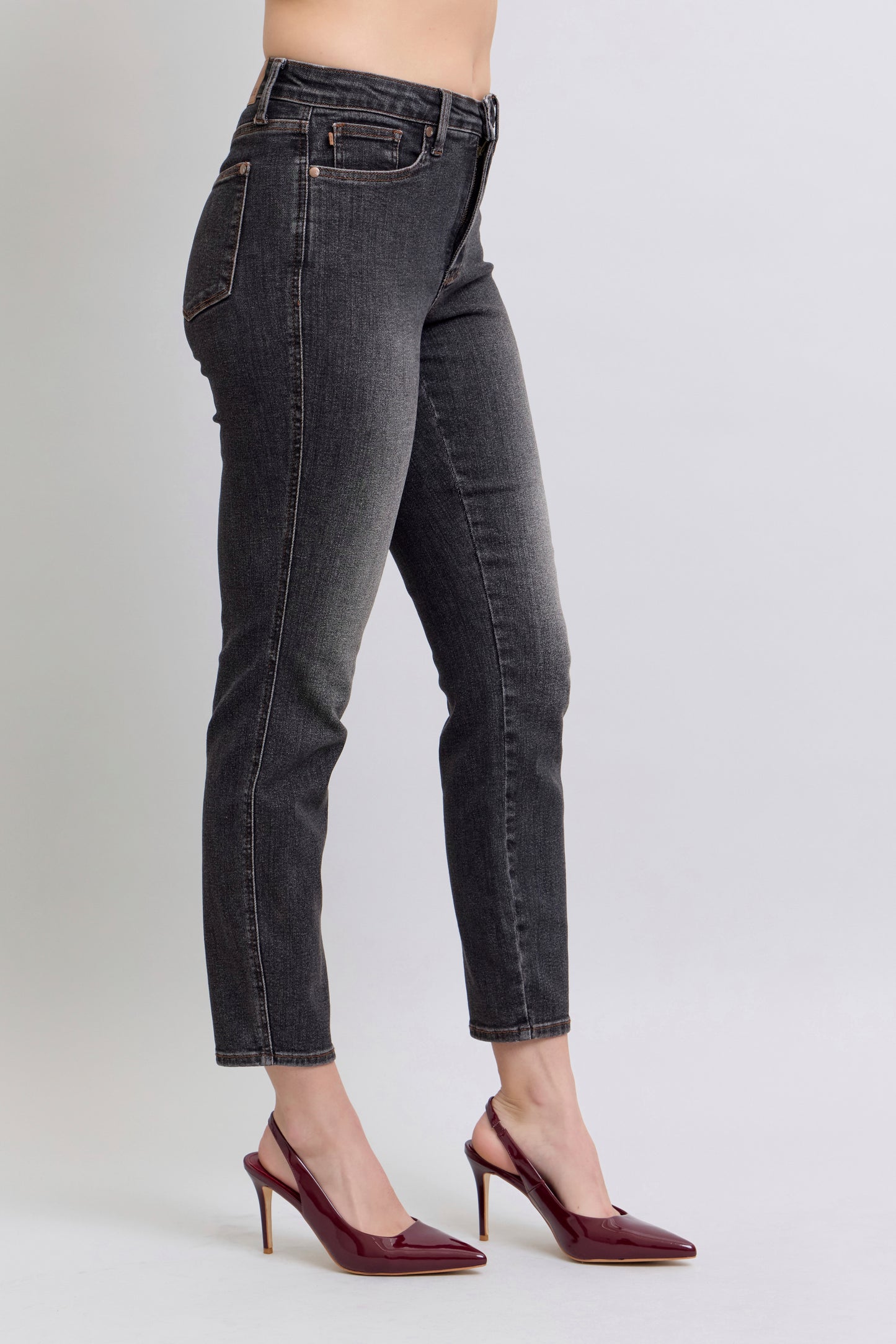 Judy Blue Black Tummy Control Slim Fit Jean