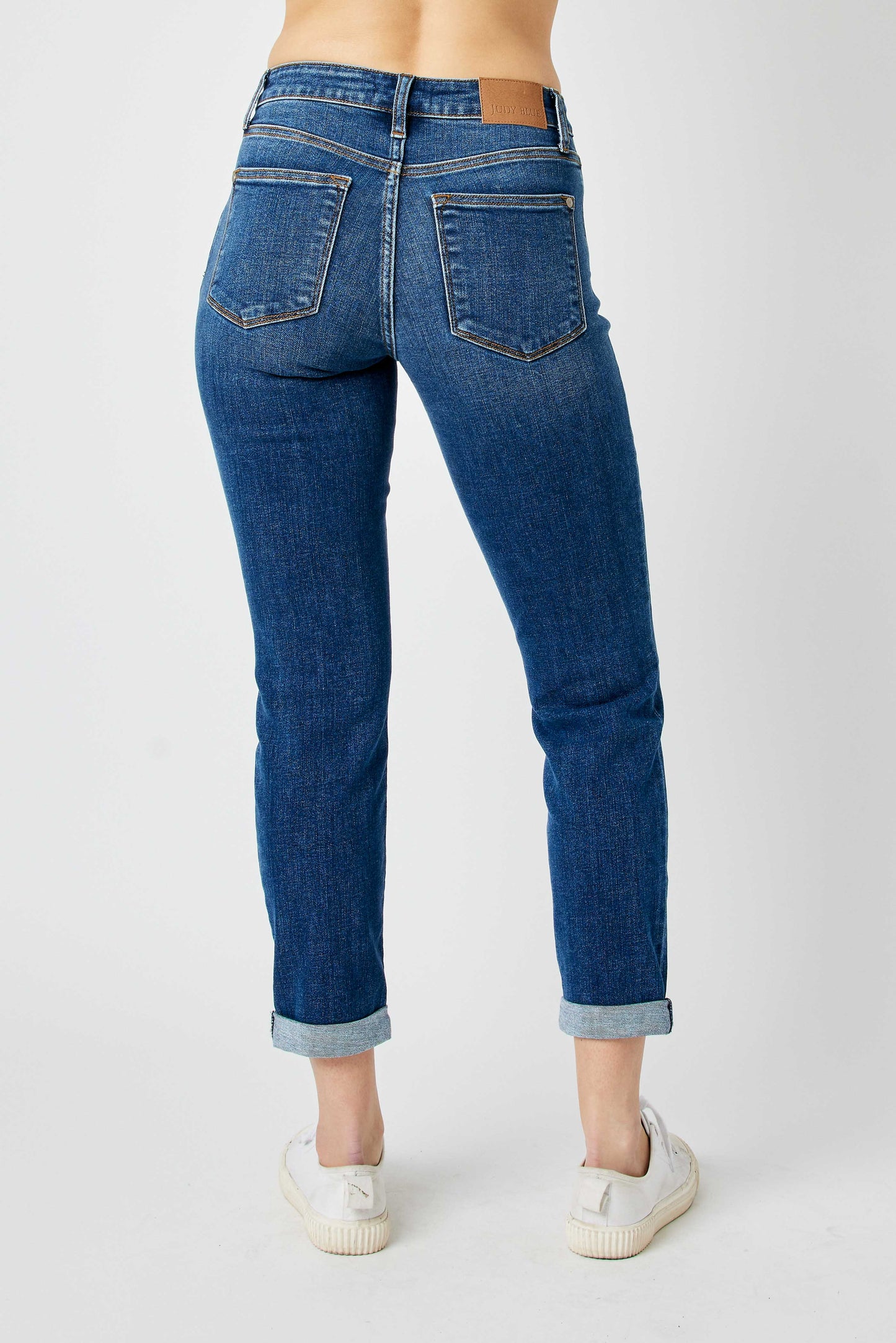 Judy Blue Mid Rise Destroy Slim Jean