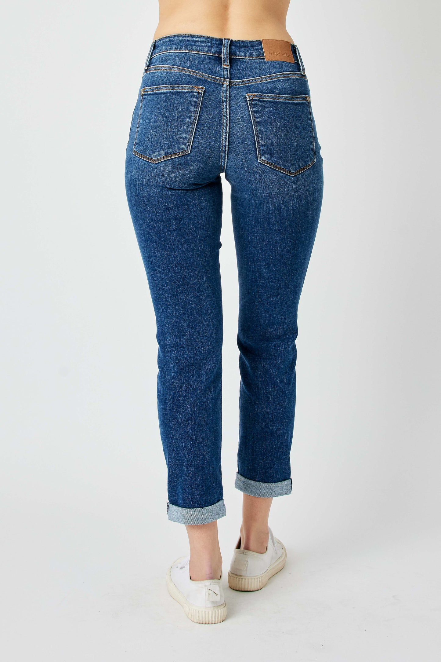 Judy Blue Mid Rise Destroy Slim Jean