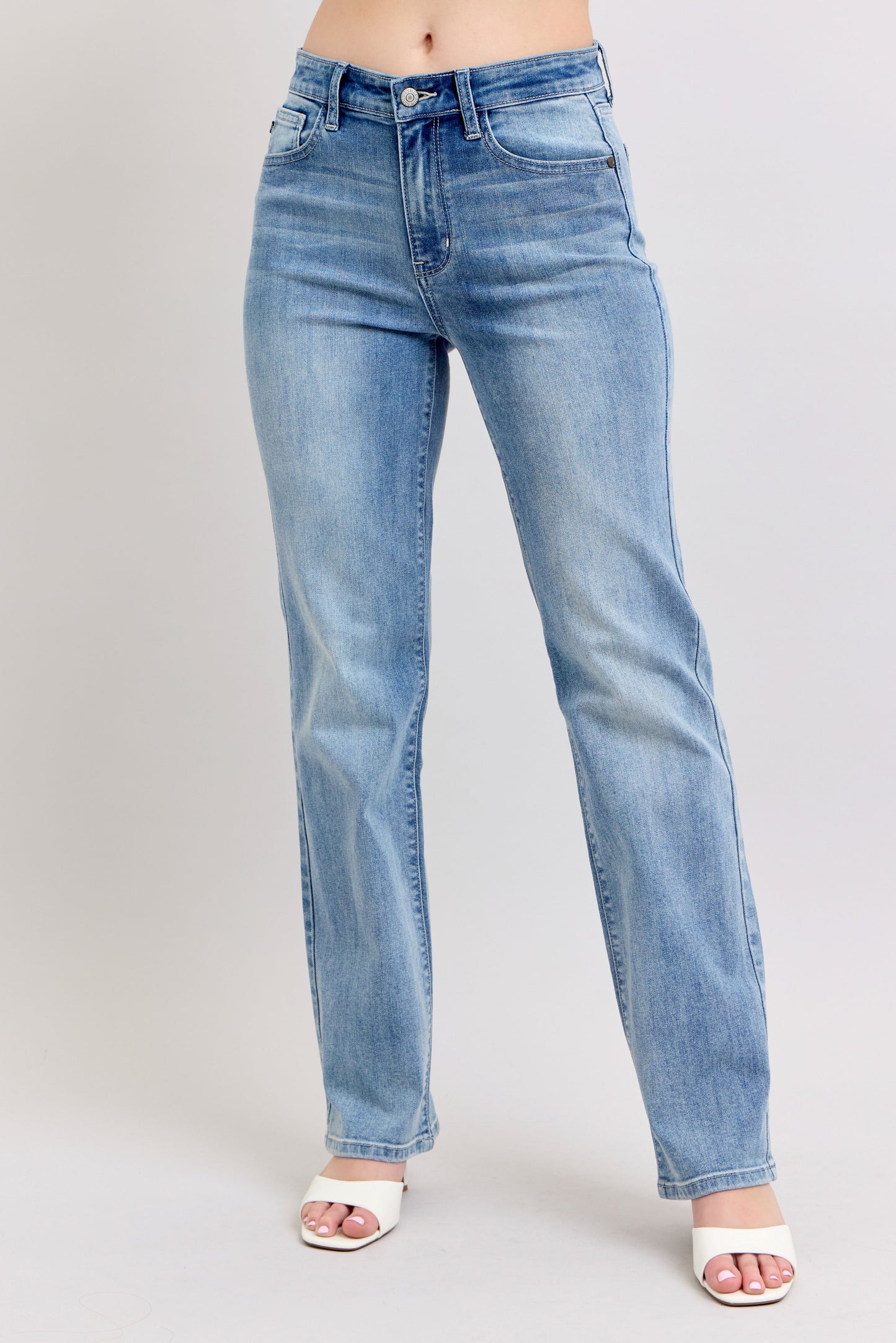 Judy Blue High Waist 90's Straight Leg Jean