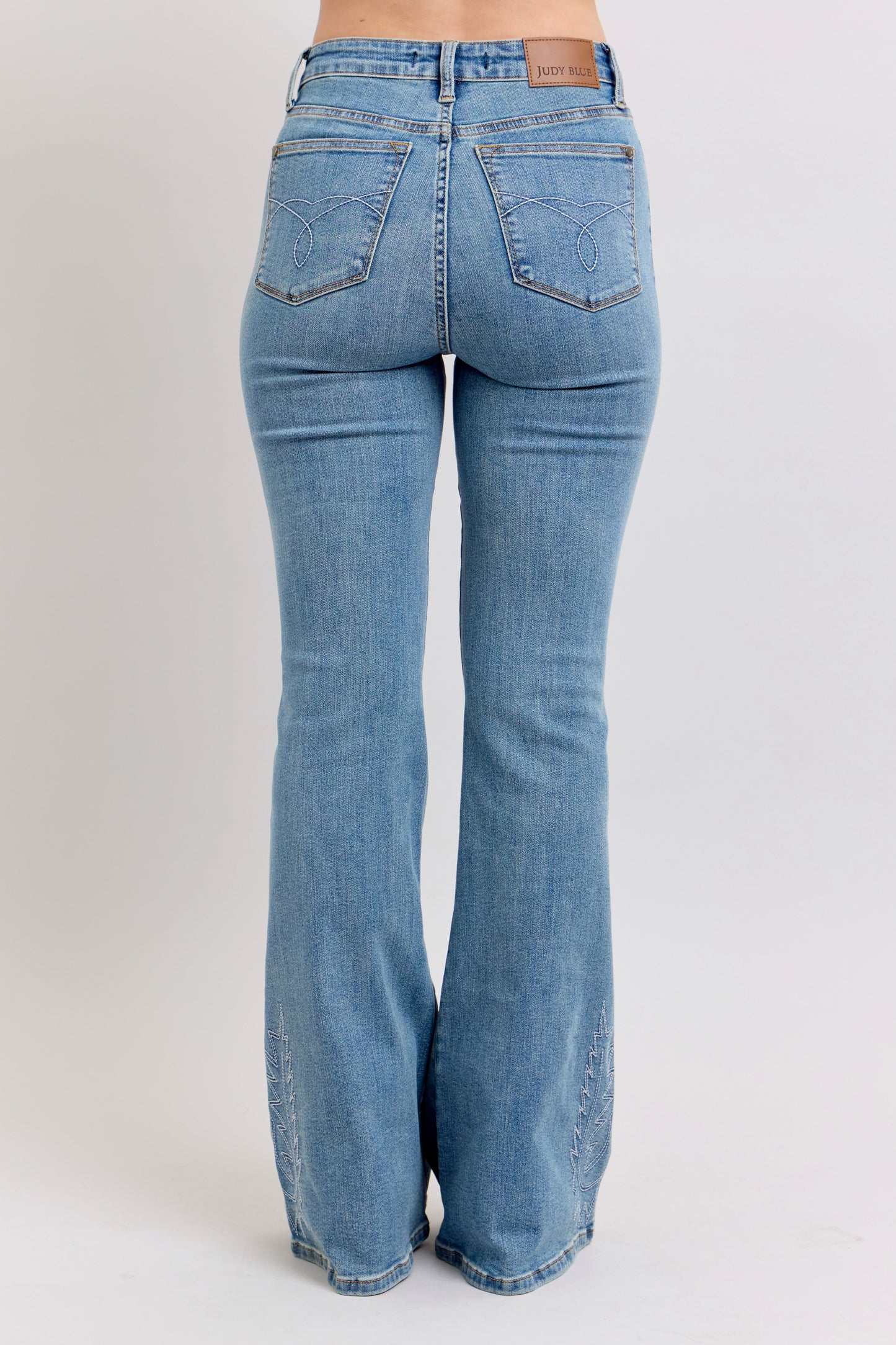 Judy Blue Detailed Flare Fit