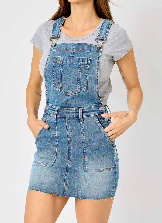 Judy Blue Denim Overall Skirt