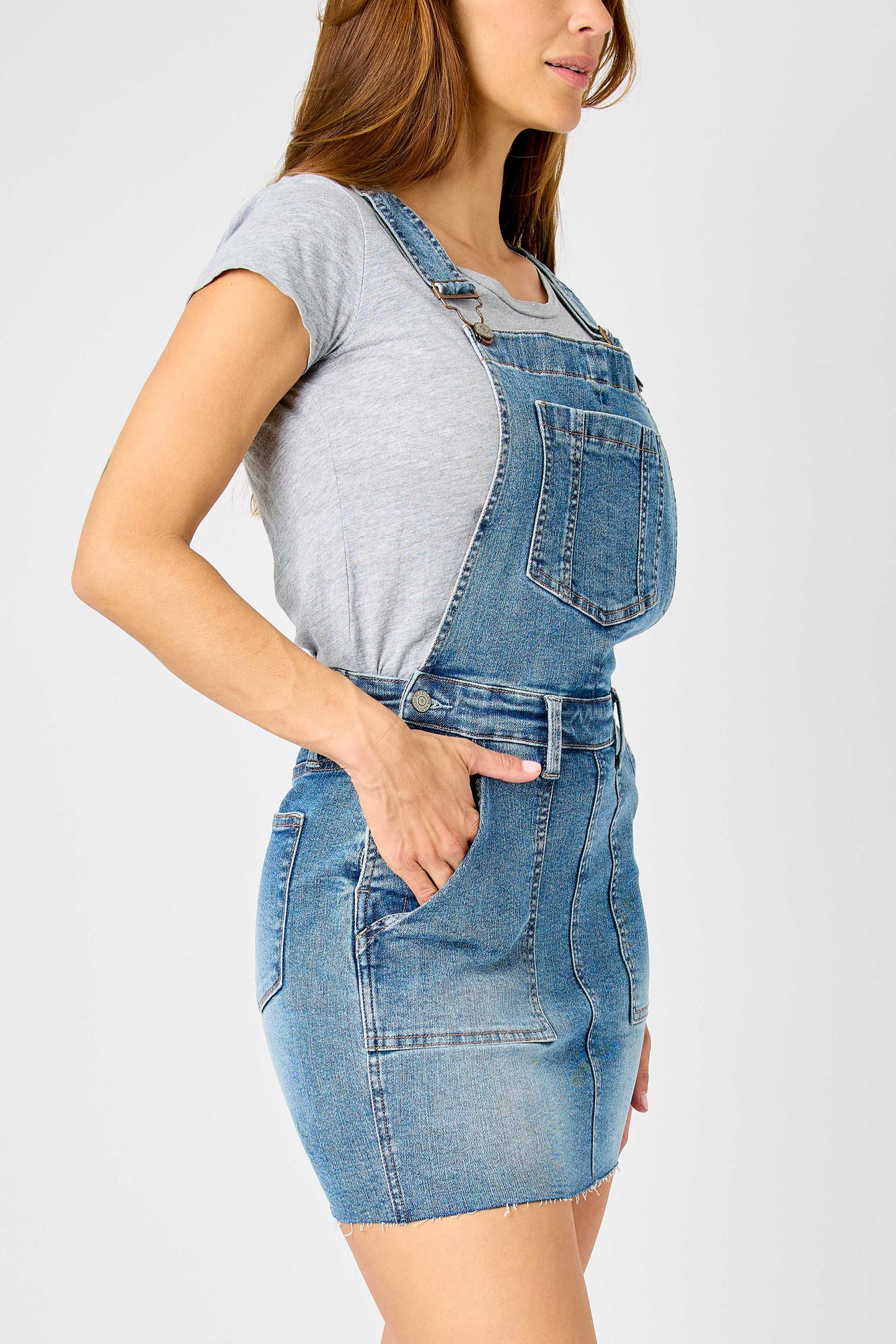 Judy Blue Denim Overall Skirt