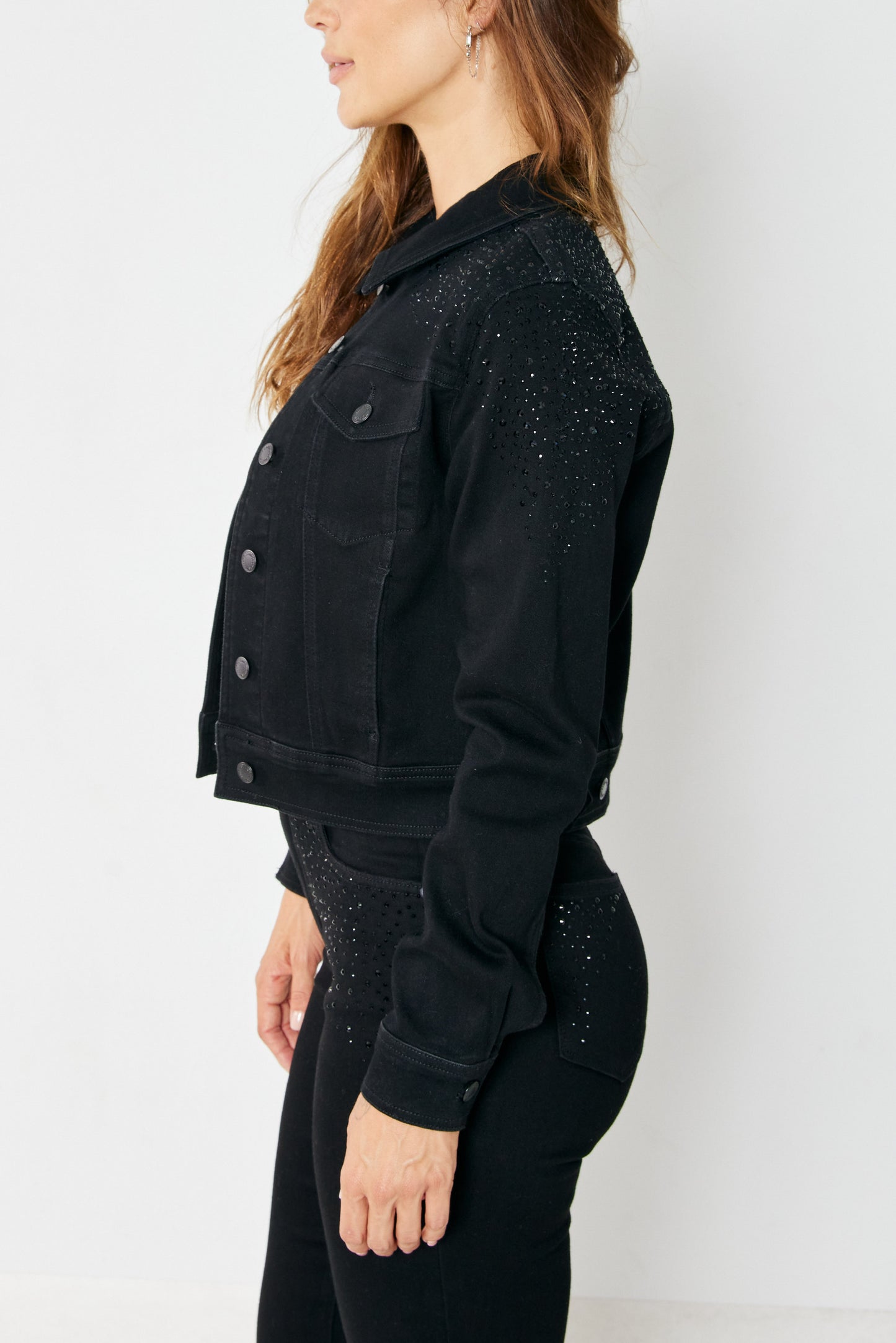 Judy Blue Rhinestone Embellished Jacket